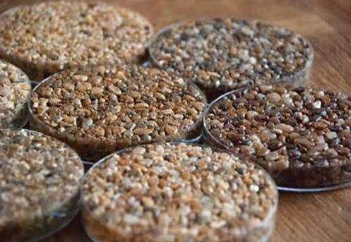 彩砂在透水石上的應用